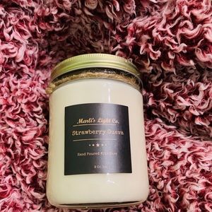 Strawberry Guava Soy Wax Scented Candle 16oz.